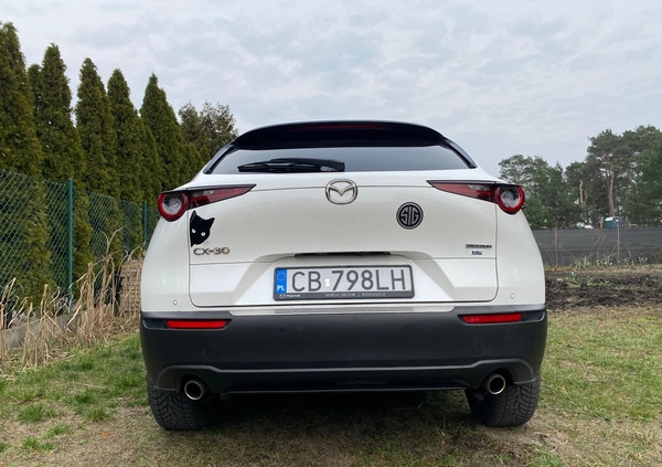 Mazda CX-30 cena 83000 przebieg: 103000, rok produkcji 2019 z Krynica Morska małe 92